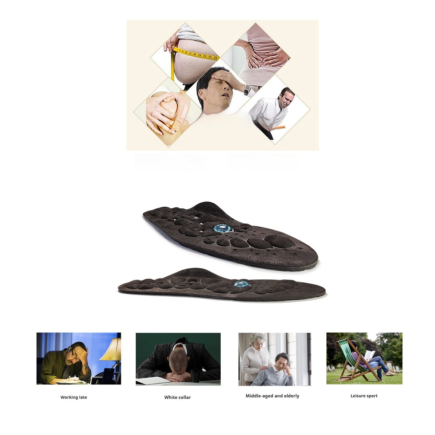 Shock Absorbant Magnet Insole
